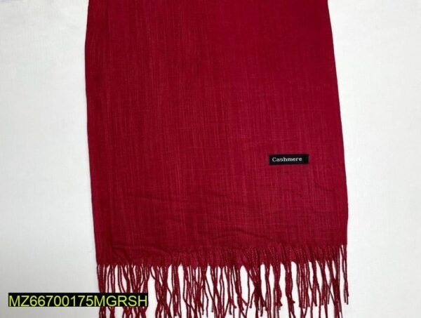 1 Pc Women's Cashmere Slub Lawn Hijab - Image 3
