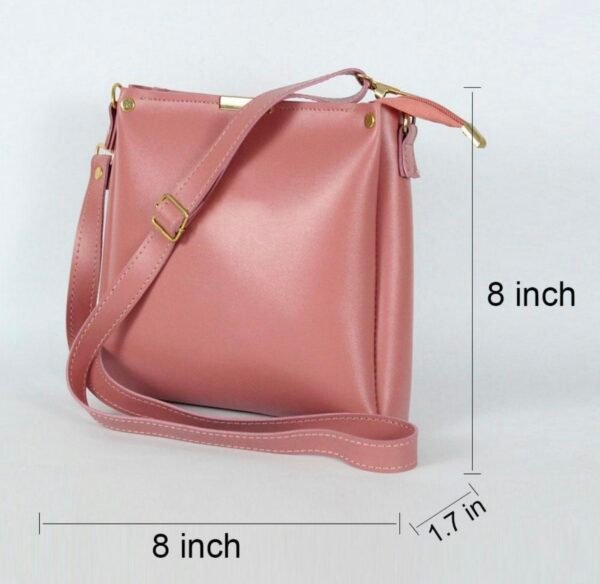 Girl’s Rexine Plain Handbag - Image 5