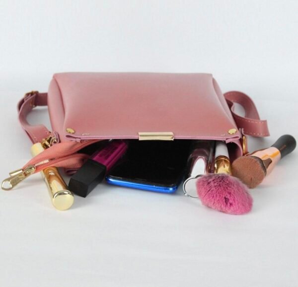 Girl’s Rexine Plain Handbag - Image 3